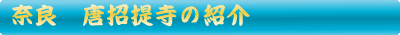 唐招提寺（世界文化遺産）